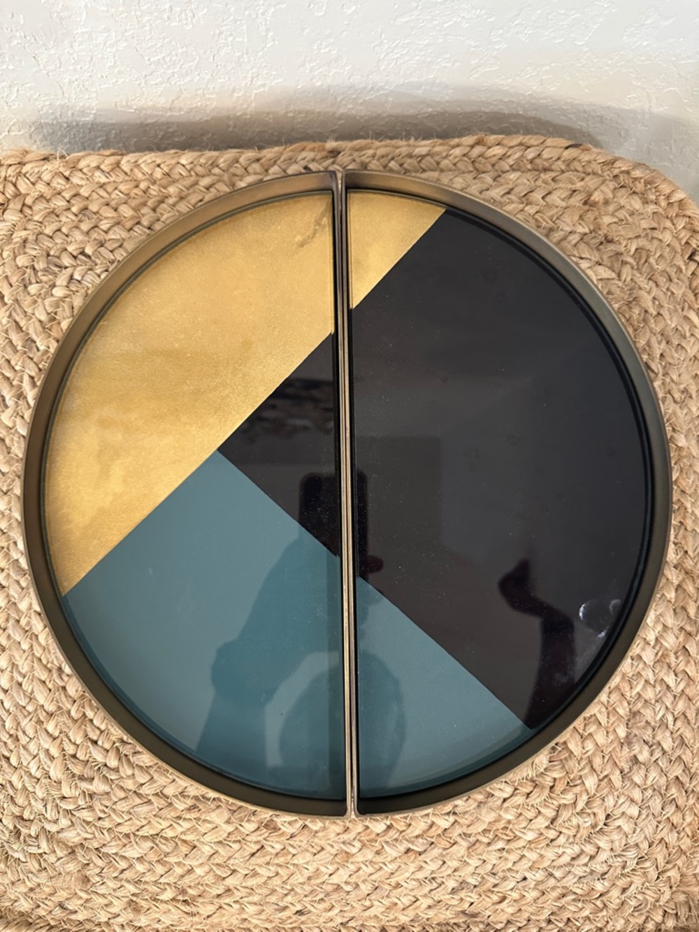 Ethnicraft Notre Monde Round Glass Tray - Picture 7 of 10